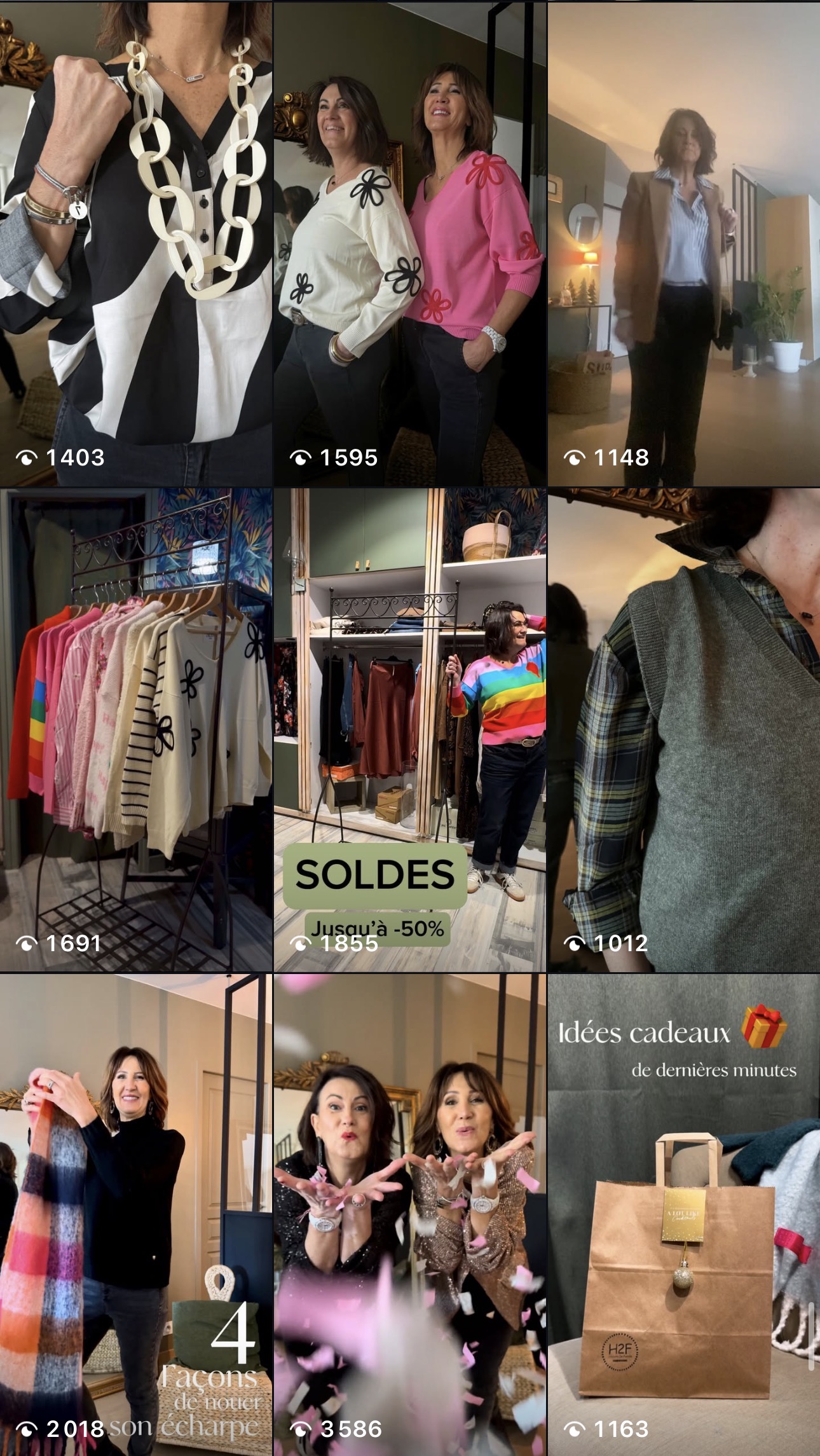 Création de contenus pour une boutique